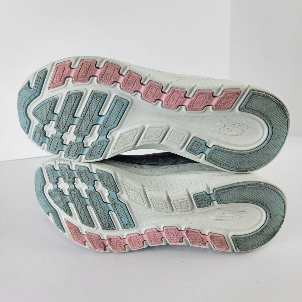 Skechers Arch Fit 2.0 Rainy Days Sneakers Womens 8 Grey Waterproof Walking Shoes - Picture 7 of 14